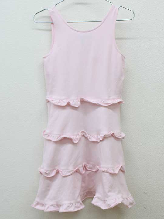 【夏物 新入荷!】▽ラルフローレン/Ralph Lauren▽140cm ノースリーブワンピース ピンク【中古】子供服 ..