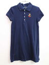 ▽ラルフローレン/Ralph Lauren▽125cm 半袖ポロワンピース 紺 ベア【中古】子供服 キッズ kids 女の子 夏 onepi 106042(4)