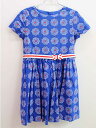 ▽ジャカディ/jacadi▽128cm 半袖ワンピース ブルー【中古】子供服 キッズ kids 女の子 夏 onepi 026042(4)