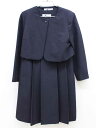 【新規値下げ!】▽ドレッサージュ/Dressage▽130cm アンサンブル 濃紺 フォーマル お受験 面接 写真撮影 見学会 説明会 お稽古 お教室 通塾 通...