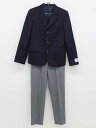 【新規値下げ!】▽ジェイプレス/J.PRESS▽150cm スーツ 濃紺&グレー フォーマル お受験 面接 見学会 通学 スクール 入学式 卒業式 結婚式 発表...