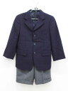 【新規値下げ!】▽ジェイプレス/J.PRESS▽120cm スーツ 濃紺×グレー フォーマル お受験 面接 見学会 説明会 お稽古 お教室 通塾 通学 スクール...