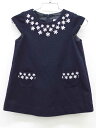 ▽タルティーヌエショコラ/Tartine et Chocolat▽80cm ジャンパースカート/ワンピース 紺【中古】子供服 キッズ kids ベビー服 baby 女の子 秋冬 onepi 022142