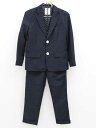 ▽スムージー/SMOOTHY▽140cm スーツ 濃紺 フォーマル 卒業式 入学式 謝恩会 結婚式 発表会 冠婚葬祭【中古】子供服 キッズ kids ジュニア ...