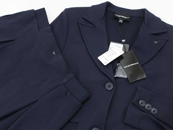 ▽エンポリオアルマーニ/EMPORIO ARMANI▽142cm スーツ 紺 フォーマル 卒業式 入学式...