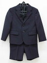 ▽エントランスセレモニーウェア/ENTRANCE CEREMONY WEAR▽110cm スーツ3点セット 濃紺 フォーマル 入学式 卒園式 結婚式 謝恩会 発...