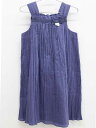 タルティーヌエショコラ ノースリーブワンピース 120cm キッズ 女児 紺系【中古】▽(4)
