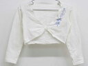 【夏SALE!】チャコット トップ 120cm キッズ 女児 白【中古】▽