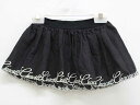 チャコット スカート 120cm キッズ 女児 黒【中古】▽