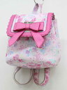 【夏SALE!】メゾピアノ リュック キッズ 女児 ピンク系【中古】▽