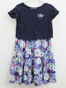 アナスイミニ 半袖ワンピース 130cm キッズ 女児 紺系【中古】【新入荷!】▽