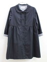 【夏SALE!】パールボン レインコート 120cm キッズ 女児 濃紺【中古】▽