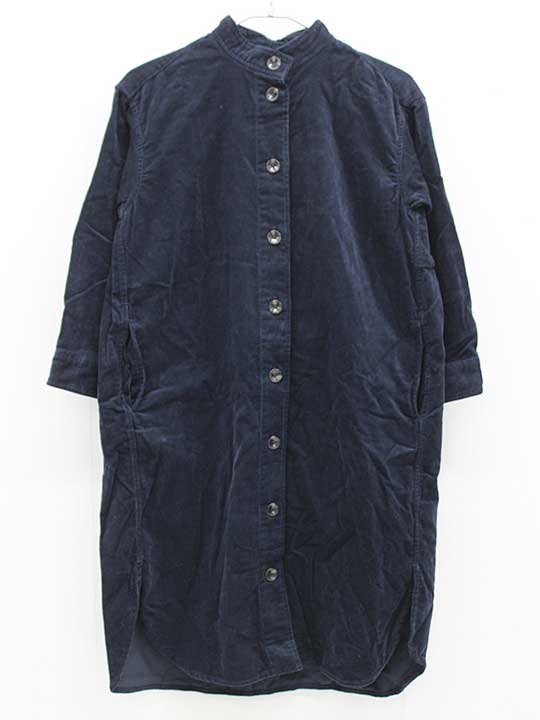 シップスエニィ 長袖ワンピース M キッズ 女児 紺【中古】▽