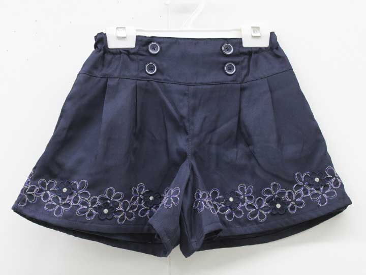 アナスイミニ キュロットスカート 120cm キッズ 女児 紺【中古】【新入荷!】▽