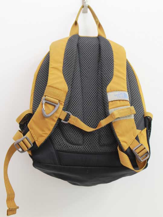 ザ・ノースフェイス リュック 8L キッズ 男児 女児 黄土色×黒【中古】▽