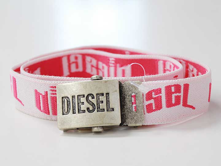 楽天市場】DIESEL ベルト（カラーピンク）の通販