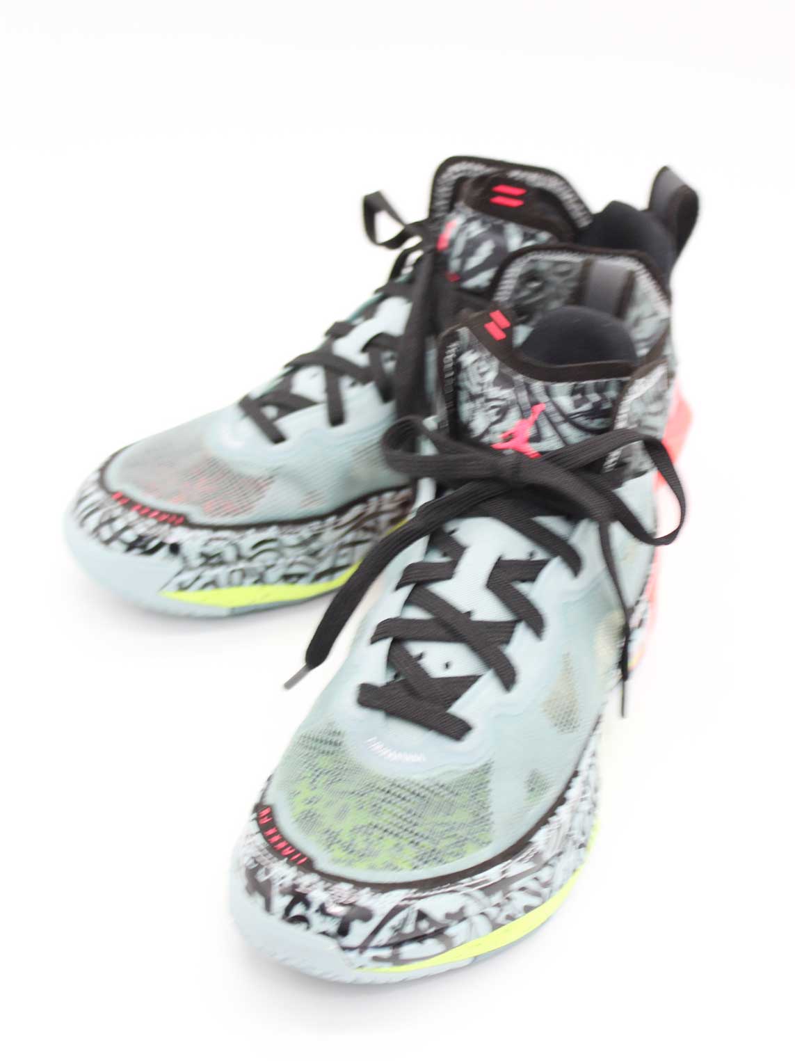 ナイキ AIR JORDAN37 SATOU SABALLY 24cm レディース ライトブルー系【中古】 ○