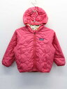 ◇パタゴニア/Patagonia◇90cm位 リバーシブルパフボールジャケット ピンク＆ベージュ系【中古】子供服 キッズ kids ベビー服 baby 女の子 秋冬 409032