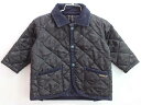 ◇ラベンハム/Lavenham◇90cm位 キルティングジャケット/キルティングコート 濃紺系【中古】子供服 キッズ kids ベビー服 baby 女の子 秋冬 110132