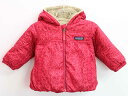 ◇パタゴニア/Patagonia◇80cm 中綿ブルゾン/ジャンパー 濃ピンク＆ベージュ リバーシブル【中古】子供服 キッズ kids ベビー服 baby 女の子 冬 420132