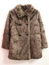 【冬物 新入荷!】◇リリーゴーフレット/Lili gaufrette◇115cm ファーコート ブラウン【中古】子供服 キッズ kids 女の子 冬 511132