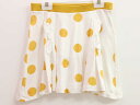 【SALE!】◇プチバトー/PETIT BATEAU◇152cm スカート 白×マスタード【中古】子供服 キッズ kids ジュニア 女の子 春夏 bottom...
