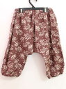 ◇キャラメル/CARAMEL◇90cm ロングパンツ/長ズボン/半端丈パンツ 茶×ベージュ【中古】子供服 キッズ kids ベビー服 baby 女の子 春秋 bottoms 014042