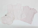 【夏SALE!】◇ボントン/BONTON◇90cm 半袖Tシャツ/半袖カットソー&半袖ブラウス&ブルマ3点set ピンク【中古】【ネット限定】子供服 キッズ k...
