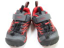 【夏SALE!】◇キーン/KEEN◇16cm シューズ/靴 グレー×赤 アウトドア キャンプ【中古】子供 キッズ kids 男の子 女の子 春夏秋冬 shoes...
