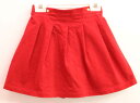 【SALE!】◇プチバトー/PETIT BATEAU◇128cm スカート 赤 つりひも付き【中古】子供服 キッズ kids 女の子 春夏 bottoms 80...