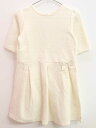 ◇プチバトー/PETIT BATEAU◇140cm 半袖ワンピース アイボリー【中古】子供服 キッズ kids ジュニア 女の子 春夏秋 onepi 32504...