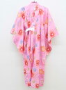 【夏SALE!】◇荒川◇105-115cm 浴衣 ピンク 花火柄 三越伊勢丹取り扱い 古今 お祭り 花火大会 納涼祭 盆踊り【中古】子供 キッズ kids 女の...