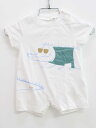 【夏SALE!】◇イル グッフォ/IL GUFO◇54cm 半袖ショートオール/カバーオール/ロンパース 白×水色【中古】子供服 キッズ kids ベビー服 b...