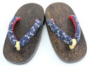 【夏SALE!】◇ミキハウス/mikihouse◇17.5cm 下駄 ブラウン×紺 トンボ柄 お祭り 花火大会 納涼祭 盆踊り 【中古】子供 キッズ kids ...