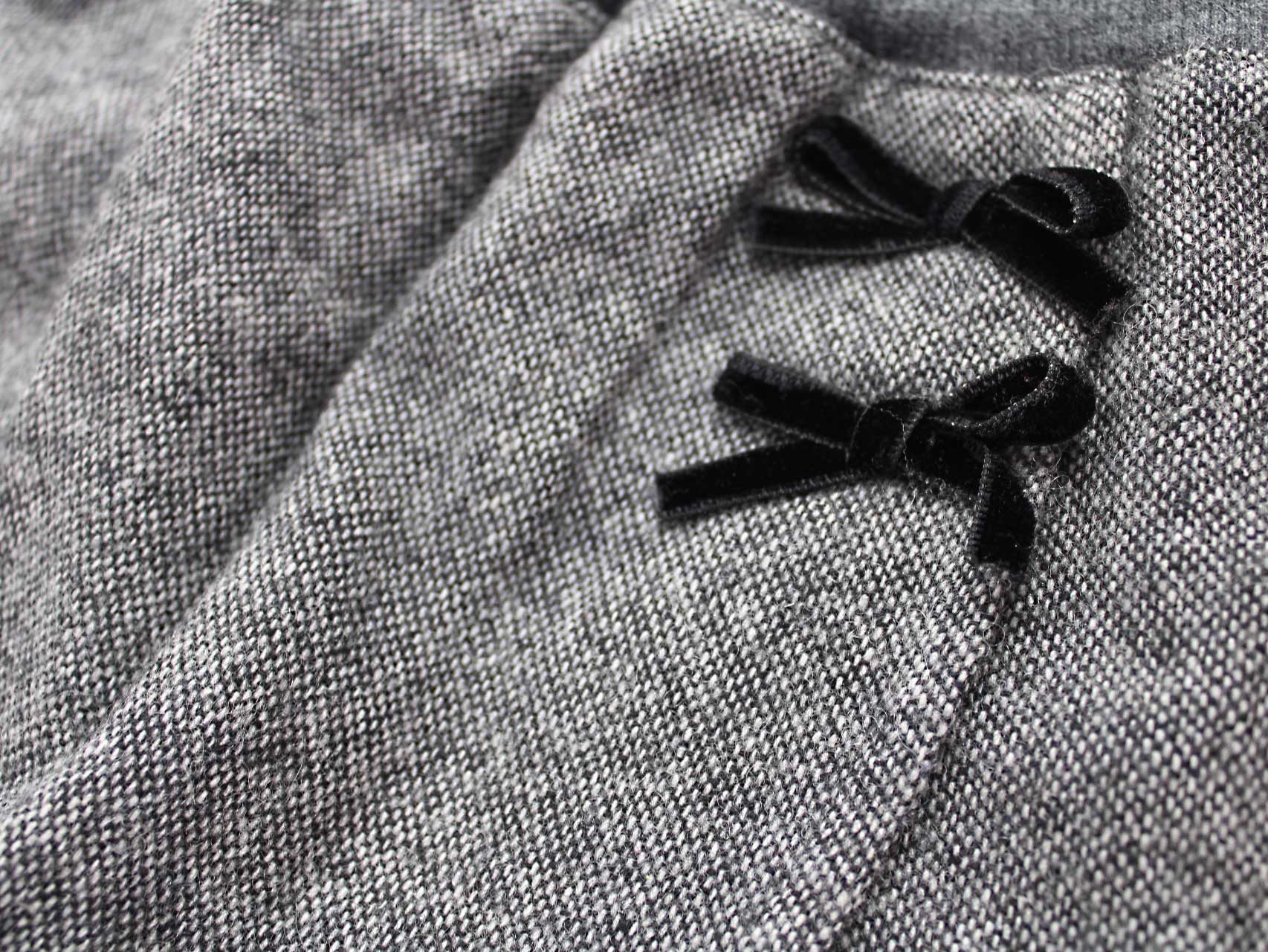 【値下げ!】◇組曲/KUMIKYOKU◇110cm ラップキュロットスカート/キュロットパンツ/ショートパンツ グレー【中古】子供服 キッズ kids 女の子 秋冬 bottoms 528042 3