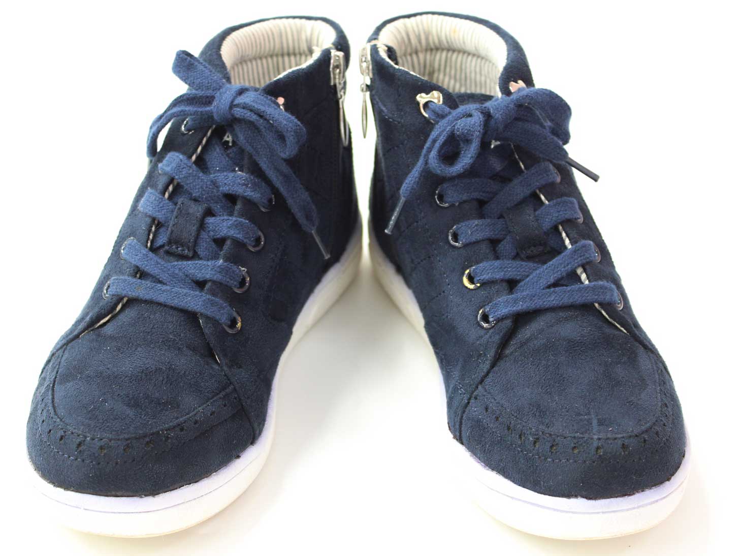 ◇ポンポネット/pom ponette◇23.5cm シューズ/靴 紺【中古】子供 キッズ kids ジュニア 女の子 秋冬 sho..