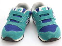 ◇ニューバランス/NB/New Balance◇12cm スニーカー/スポーツシューズ/運動靴 青緑×青 373【中古】子供 キッズ kids ベビー baby...