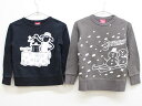 ◇オジコ/OJICO◇110-120cm トレーナー/スウェット/スエット2点set 黒×白&グレー×白【中古】【ネット限定】子供服 キッズ kids 男の子 ...