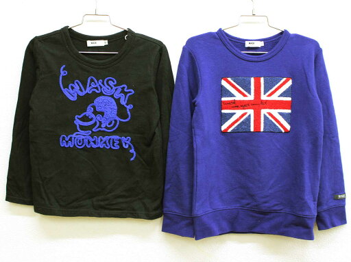 ◇ワスク/WASK◇120cm トレーナー/スウェット/スエット2点set 青&黒【中古】【ネット限定】子供 キッズ kids 男の子 秋冬 tops 528042 ◇ワスク/WASK◇120cm トレーナー/スウェット/スエット2点set 青&黒【中古】【ネット限定】子供 キッズ kids 男の子 秋冬 tops 528042