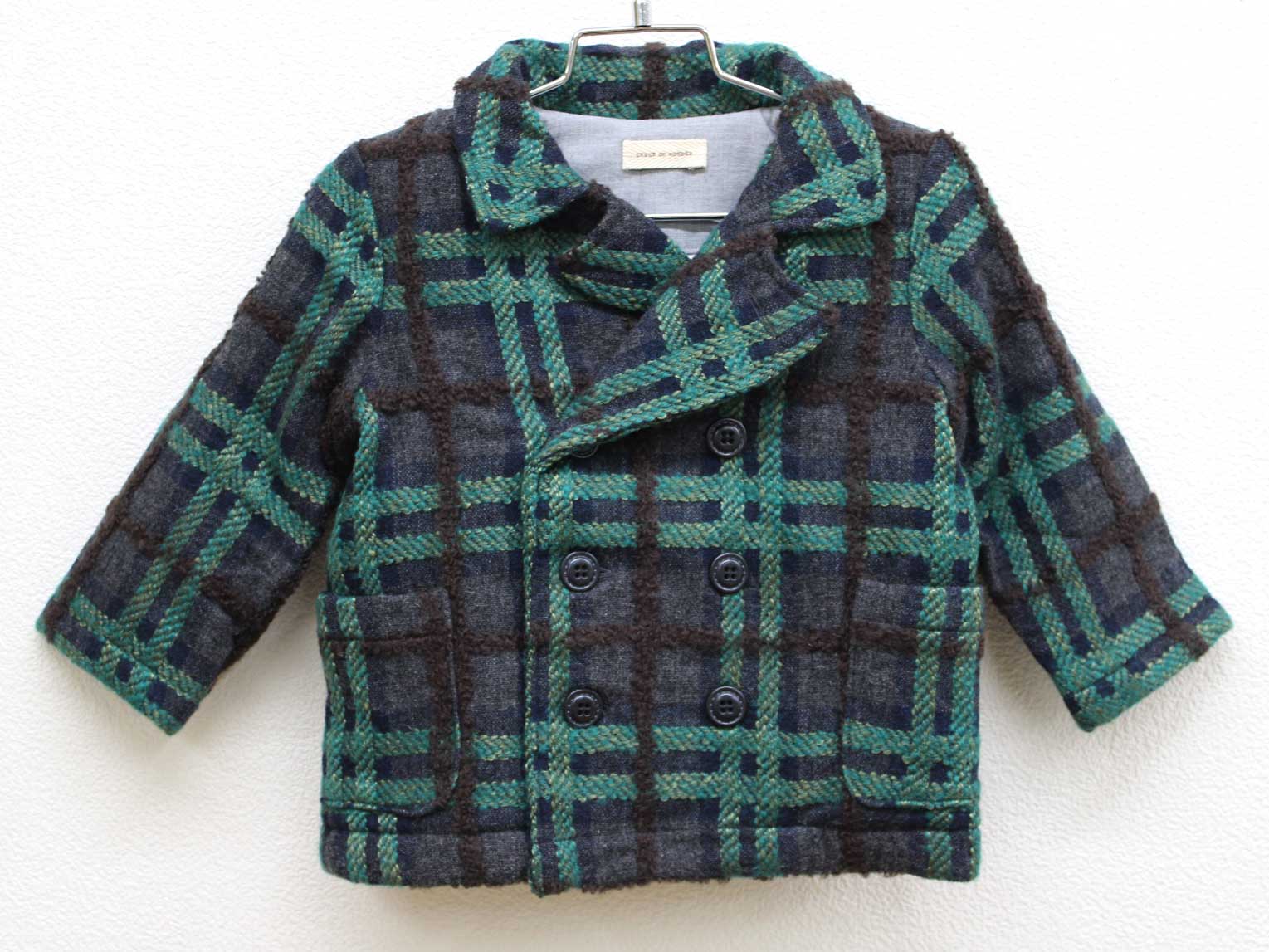 ◇センスオブワンダー/SENSE OF WONDER◇90cm 中綿コート/ジャケット 緑×紺【中古】子供服 キッズ kids ..