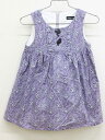 ◇ベベ/BeBe◇90cm ジャンパースカート/ワンピース 紫系【中古】子供服 キッズ kids ベビー服 baby 女の子 秋冬 onepi 528042