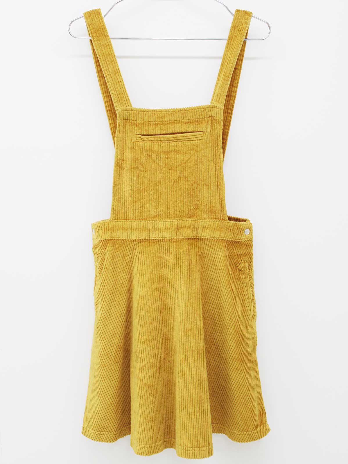 ◇プチバトー/PETIT BATEAU◇152cm ジャンパースカート/ワンピース マスタード【中古】子供服 キッズ kid..