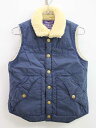 ◇デニム&ダンガリー/DENIM DUNGAREE/D&D◇110cm 中綿ベスト 紺×ベージュ ユーズド加工【中古】子供服 キッズ kids 男の子 秋冬 otr 900142(4)