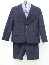 【新規値下げ!】◇ジェイプレス/J.PRESS◇110cm スーツ3点セット 紺×青&青×白 フォーマル お受験 見学会 説明会 お稽古 お教室 通塾 通園 ス...