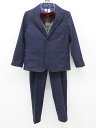 【新規値下げ!】◇アーチ&ライン/ARCH&LINE◇115cm スーツ5点セット 紺&インディゴブルー×グレー系 フォーマル 入園式 結婚式 発表会 七五三 ...
