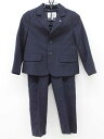 【新規値下げ!】◇アルマーニ ジュニア/Armani Junior ◇94cm スーツ 紺 フォーマル お受験 お稽古 通塾 見学会 通園 入園式 結婚式 七五...