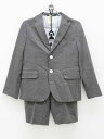 【新規値下げ!】◇ミキハウス/mikihouse◇120cm スーツ グレー フォーマル 入学式 卒園式 結婚式 七五三 冠婚葬祭 発表会 謝恩会【中古】子供服...