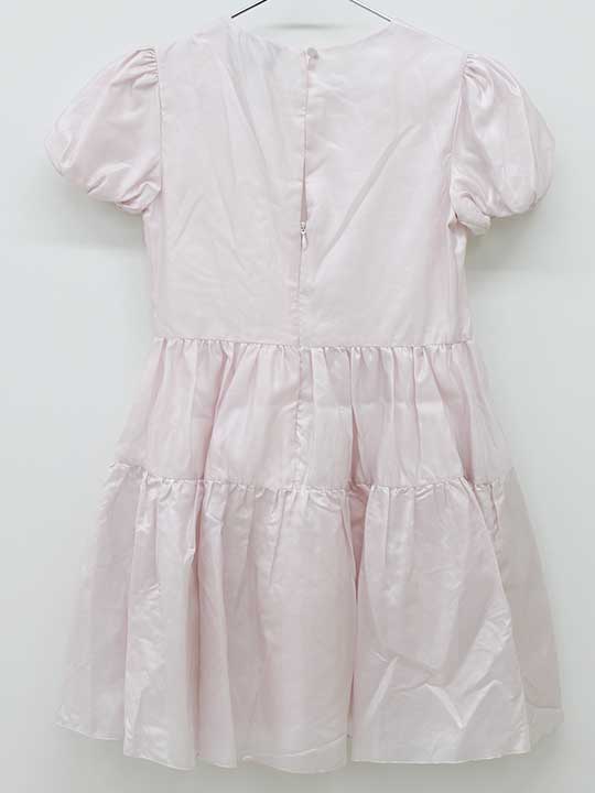【値下げ!】◇エンポリオアルマーニ/EMPORIO ARMANI◇130cm 半袖ドレスワンピース/ドレス ピンク シルク混 フォーマル 結婚式 七五三 発表会 謝恩会 冠婚葬祭【中古】子供 キッズ kids 女の子 lessons fml 911142