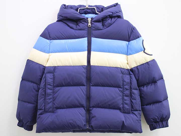 ◇モンクレール/Moncler◇116cm ダウンジャケット/ブルゾン/ジャンパー 紺系【中古】子供服 キッズ kids 男の子 冬 otr 621142