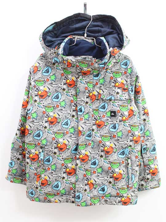 ◇クイックシルバー/QUIKSILVER◇120cm スキーウェア/スキージャケット グレー 雪遊び スキー教室 スノーボード ウィンタースポーツ【中古】子供服 キッズ kids 男の子 冬 seasonal 602142